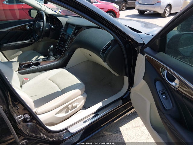 2014 Infiniti Q50 Premium მანქანა იყიდება აუქციონზე, vin: JN1BV7AP5EM674100, აუქციონის ნომერი: 46191808