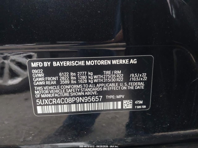BMW X5 Sdrive40i 2023 5UXCR4C08P9N95657 Image 9