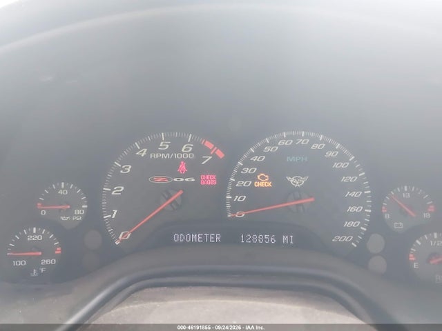 46191855 :رقم المزاد ، 1G1YY12S035123510 vin ، 2003 Chevrolet Corvette Z06 مزاد بيع