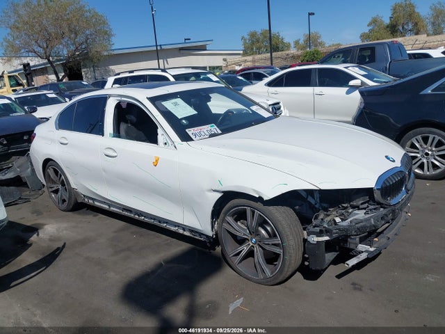 2022 Bmw 330i მანქანა იყიდება აუქციონზე, vin: 3MW5R1J01N8C48526, აუქციონის ნომერი: 46191934