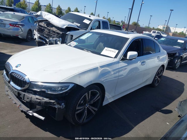 2022 Bmw 330i მანქანა იყიდება აუქციონზე, vin: 3MW5R1J01N8C48526, აუქციონის ნომერი: 46191934