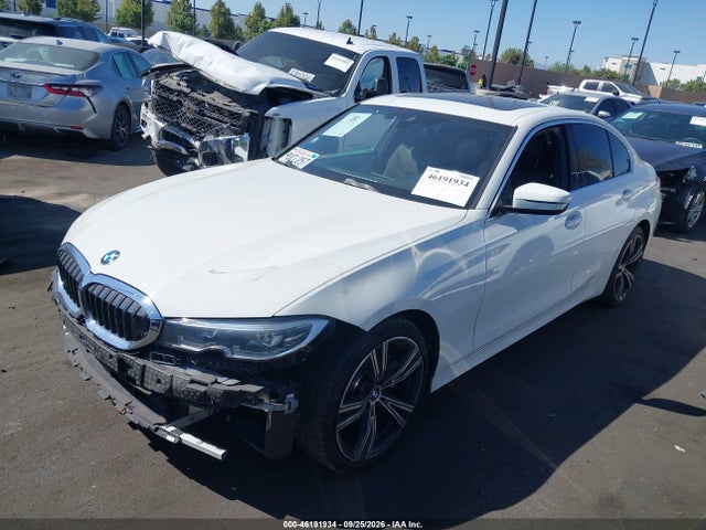 2022 Bmw 330i მანქანა იყიდება აუქციონზე, vin: 3MW5R1J01N8C48526, აუქციონის ნომერი: 46191934