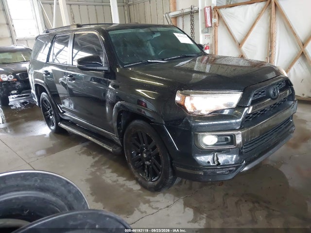 2019 Toyota 4runner Limited Nightshade მანქანა იყიდება აუქციონზე, vin: JTEBU5JRXK5626275, აუქციონის ნომერი: 46192119