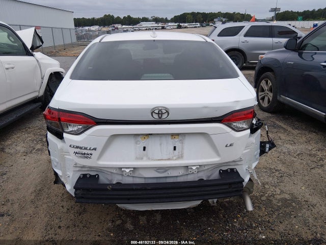 2025 Toyota Corolla Le მანქანა იყიდება აუქციონზე, vin: 5YFB4MDE5SP307148, აუქციონის ნომერი: 46192133