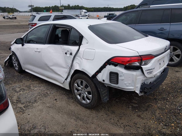 2025 Toyota Corolla Le მანქანა იყიდება აუქციონზე, vin: 5YFB4MDE5SP307148, აუქციონის ნომერი: 46192133