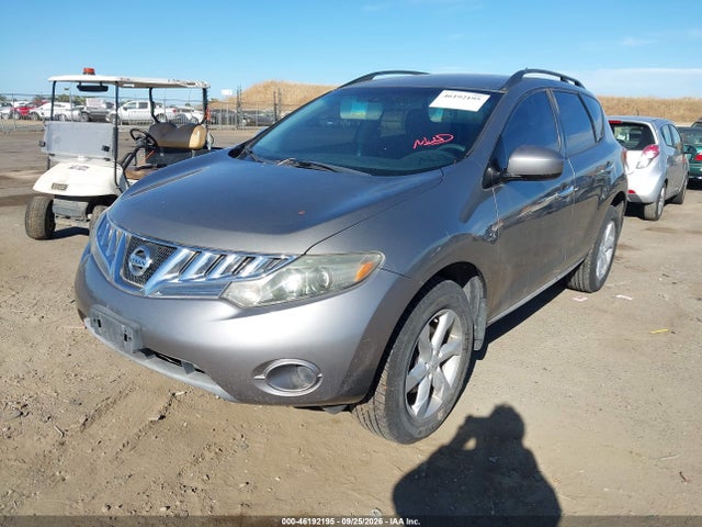 2009 Nissan Murano S მანქანა იყიდება აუქციონზე, vin: JN8AZ18W69W103298, აუქციონის ნომერი: 46192195