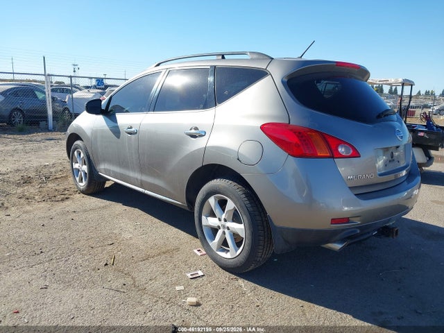 2009 Nissan Murano S მანქანა იყიდება აუქციონზე, vin: JN8AZ18W69W103298, აუქციონის ნომერი: 46192195