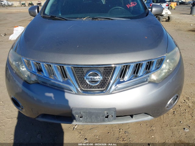 2009 Nissan Murano S მანქანა იყიდება აუქციონზე, vin: JN8AZ18W69W103298, აუქციონის ნომერი: 46192195