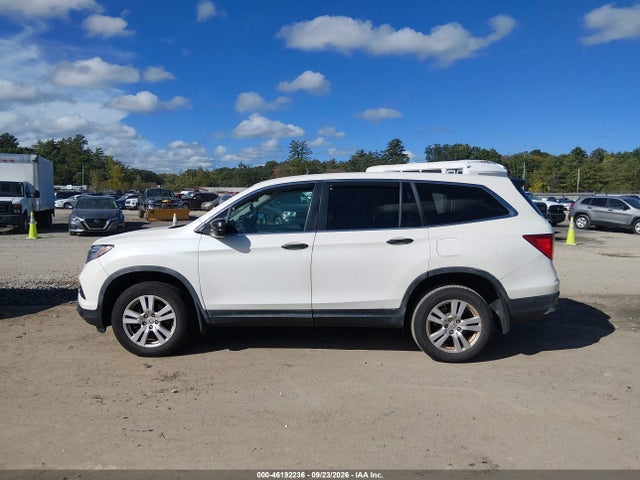 Aukcja sprzedaży 2016 Honda Pilot Lx, vin: 5FNYF6H17GB009789, numer aukcji: 46192236