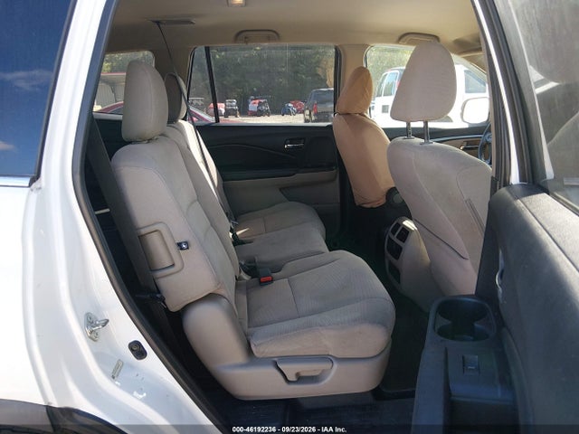 Aukcja sprzedaży 2016 Honda Pilot Lx, vin: 5FNYF6H17GB009789, numer aukcji: 46192236