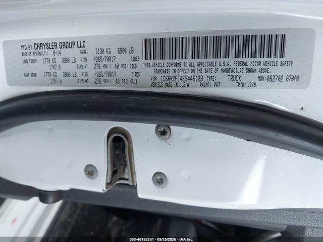 Продаж на аукціоні авто 2014 Ram 1500 Tradesman, vin: 1C6RR7FT4ES446128, номер лоту: 46192281