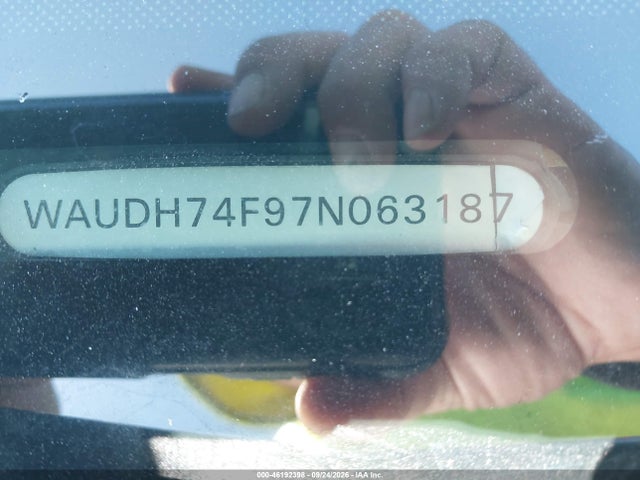 Продаж на аукціоні авто 2007 Audi A6 3.2, vin: WAUDH74F97N063187, номер лоту: 46192398