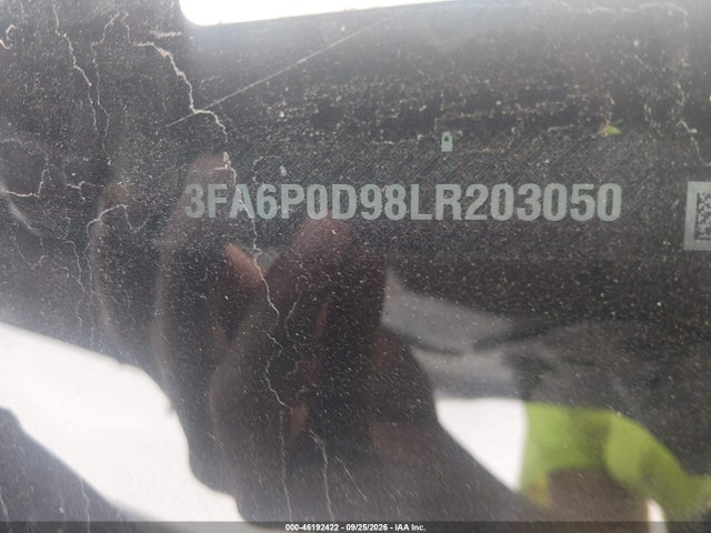 46192422 :رقم المزاد ، 3FA6P0D98LR203050 vin ، 2020 Ford Fusion Titanium مزاد بيع