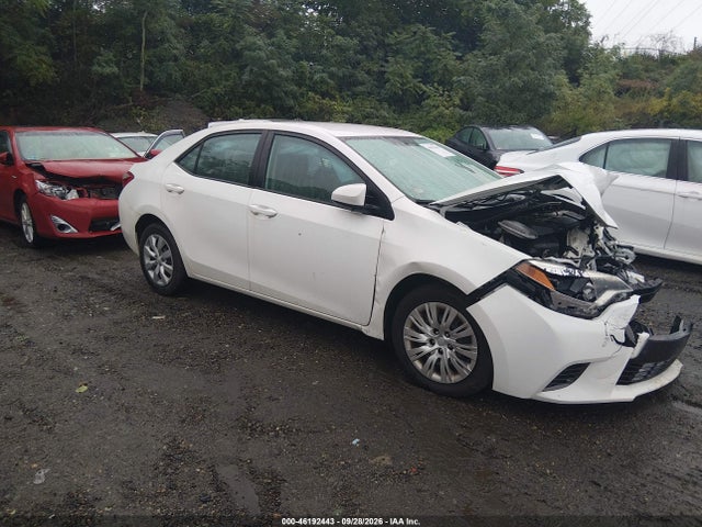 Продажа на аукционе авто 2016 Toyota Corolla Le, vin: 2T1BURHEXGC643702, номер лота: 46192443