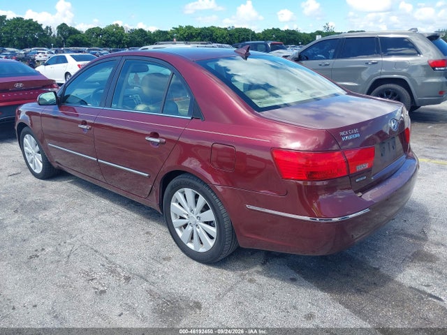 2009 Hyundai Sonata Limited მანქანა იყიდება აუქციონზე, vin: 5NPEU46C09H451481, აუქციონის ნომერი: 46192450