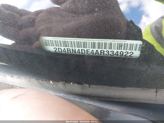 Aukcja sprzedaży 2010 Dodge Grand Caravan Se, vin: 2D4RN4DE4AR334922, numer aukcji: 46192502