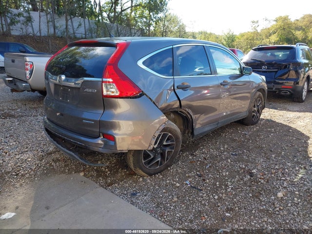 2016 Honda Cr-v Se მანქანა იყიდება აუქციონზე, vin: 5J6RM4H47GL076411, აუქციონის ნომერი: 46192620