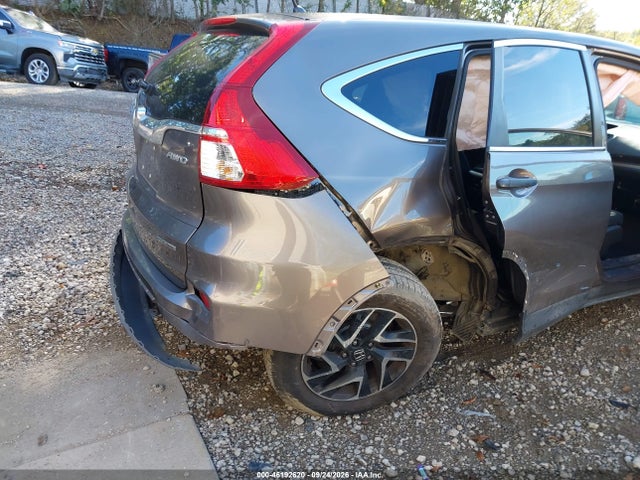 2016 Honda Cr-v Se მანქანა იყიდება აუქციონზე, vin: 5J6RM4H47GL076411, აუქციონის ნომერი: 46192620
