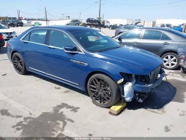 2017 Lincoln Continental Black Label მანქანა იყიდება აუქციონზე, vin: 1LN6L9BC9H5626573, აუქციონის ნომერი: 46192684
