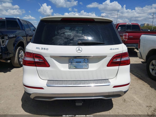 Продажа на аукционе авто 2012 Mercedes-benz M-class Ml 350, vin: 4JGDA5HB6CA054799, номер лота: 46192711