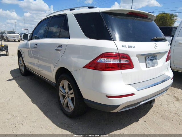 Продажа на аукционе авто 2012 Mercedes-benz M-class Ml 350, vin: 4JGDA5HB6CA054799, номер лота: 46192711