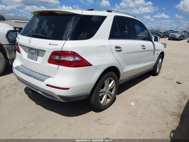 Продажа на аукционе авто 2012 Mercedes-benz M-class Ml 350, vin: 4JGDA5HB6CA054799, номер лота: 46192711
