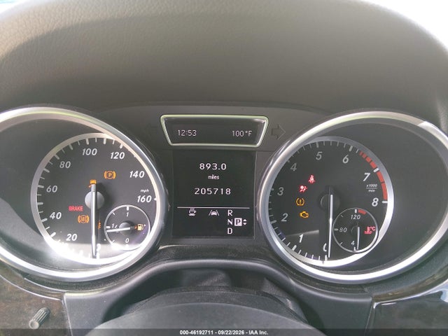 Продажа на аукционе авто 2012 Mercedes-benz M-class Ml 350, vin: 4JGDA5HB6CA054799, номер лота: 46192711