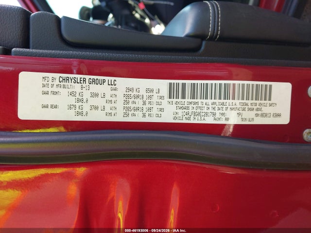 1C4RJFBG0EC281790 Jeep Grand Cherokee Limited