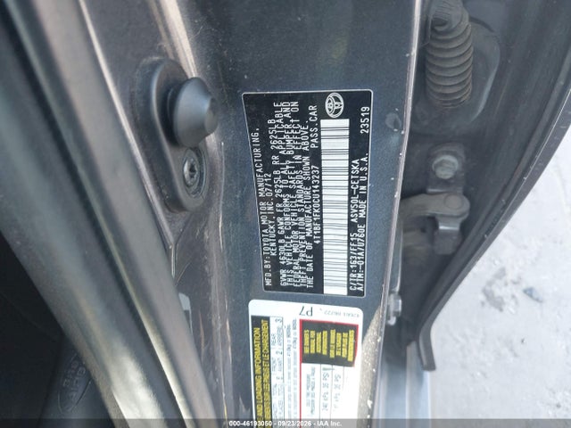 Aukcja sprzedaży 2012 Toyota Camry Se, vin: 4T1BF1FK0CU143237, numer aukcji: 46193050