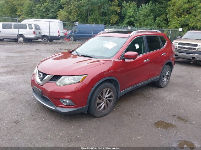 2016 Nissan Rogue Sl მანქანა იყიდება აუქციონზე, vin: 5N1AT2MV8GC739960, აუქციონის ნომერი: 46193128