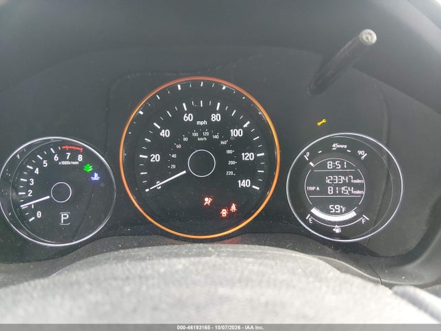 46193165 :رقم المزاد ، 3CZRU6H72GM735158 vin ، 2016 Honda Hr-v Ex-l W/navi مزاد بيع
