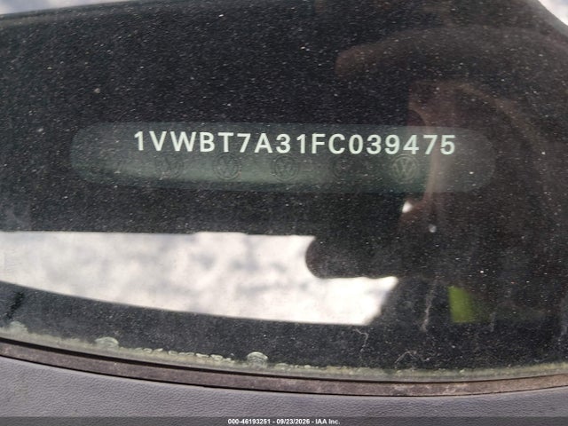 Aukcja sprzedaży 2015 Volkswagen Passat 1.8t Se, vin: 1VWBT7A31FC039475, numer aukcji: 46193251