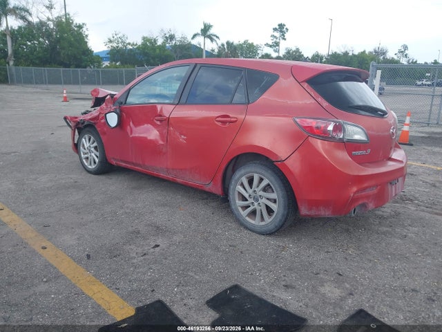 46193256 :رقم المزاد ، JM1BL1L76D1748007 vin ، 2013 Mazda Mazda3 I Touring مزاد بيع