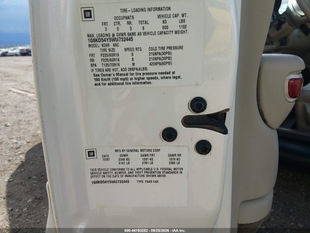 Aukcja sprzedaży 1998 Cadillac Deville Standard, vin: 1G6KD54Y5WU732445, numer aukcji: 46193282