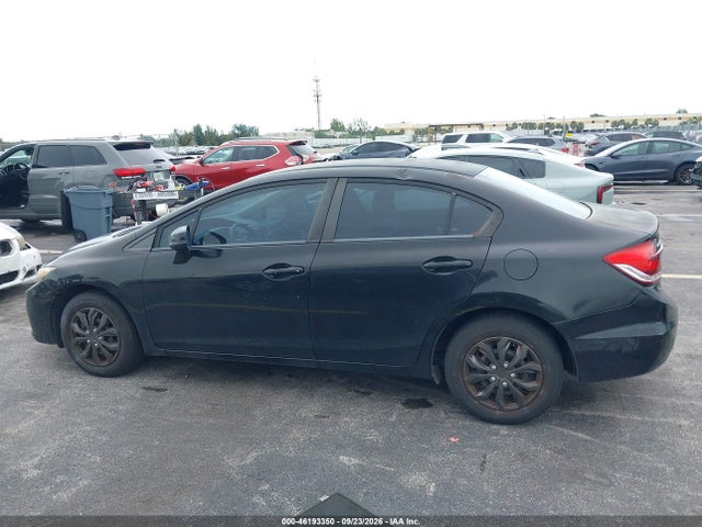 Aukcja sprzedaży 2013 Honda Civic Sdn Lx, vin: 19XFB2F58DE083113, numer aukcji: 46193350