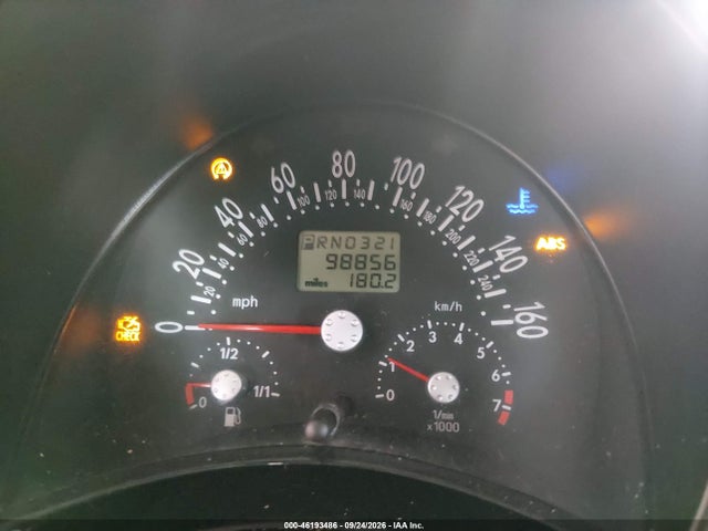 2001 Volkswagen New Beetle Glx მანქანა იყიდება აუქციონზე, vin: 3VWDC21C01M413710, აუქციონის ნომერი: 46193486