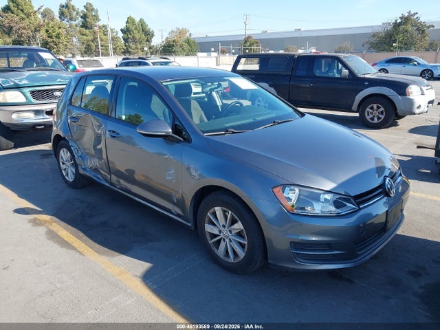 2017 Volkswagen Golf Tsi S 4-door/tsi Se 4-door/tsi Sel 4-door/tsi Wolfsburg Edition 4-door მანქანა იყიდება აუქციონზე, vin: 3VW217AU5HM022808, აუქციონის ნომერი: 46193589