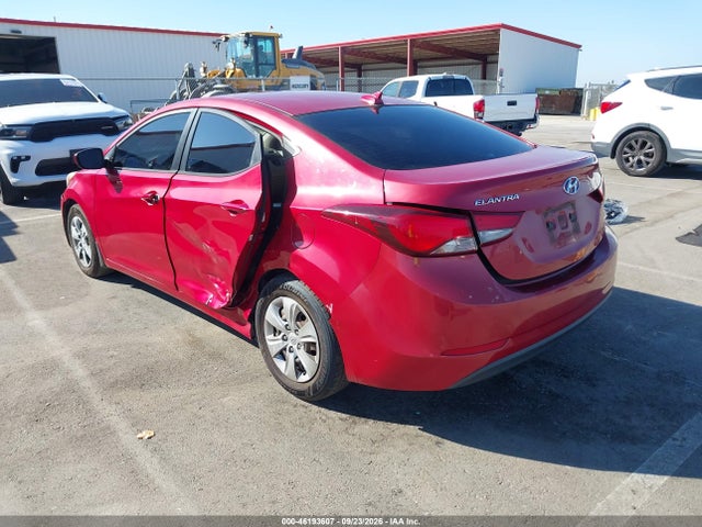 Продаж на аукціоні авто 2016 Hyundai Elantra Se, vin: KMHDH4AE1GU542783, номер лоту: 46193607