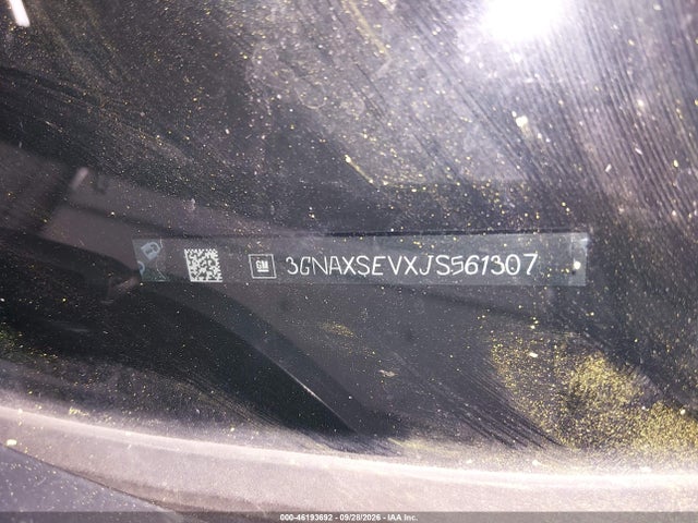 2018 Chevrolet Equinox Lt მანქანა იყიდება აუქციონზე, vin: 3GNAXSEVXJS561307, აუქციონის ნომერი: 46193692