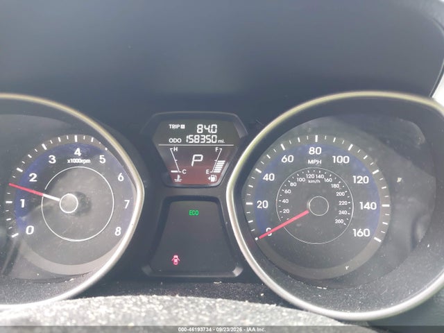 2013 Hyundai Elantra Limited მანქანა იყიდება აუქციონზე, vin: 5NPDH4AE8DH273238, აუქციონის ნომერი: 46193734