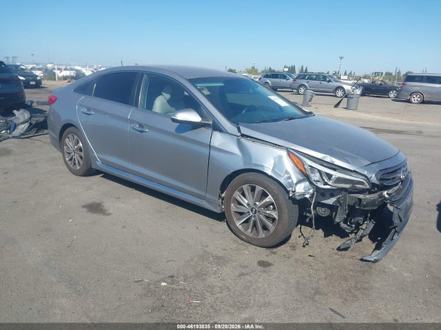 2015 Hyundai Sonata Sport მანქანა იყიდება აუქციონზე, vin: 5NPE34AF7FH052566, აუქციონის ნომერი: 46193835