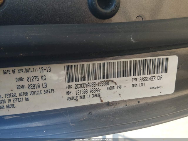 Продажа на аукционе авто 2014 Dodge Challenger Sxt, vin: 2C3CDYAG8EH195588, номер лота: 46193891