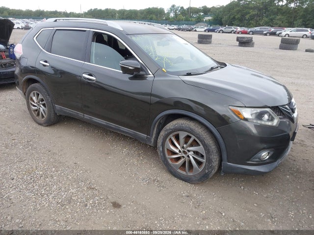 2015 Nissan Rogue Sl მანქანა იყიდება აუქციონზე, vin: 5N1AT2MV9FC813871, აუქციონის ნომერი: 46193893