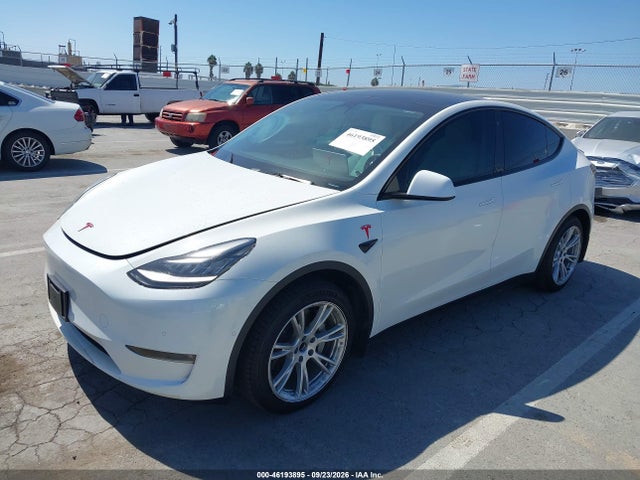 Продаж на аукціоні авто 2021 Tesla Model Y Standard Range, vin: 5YJYGDED3MF123395, номер лоту: 46193895