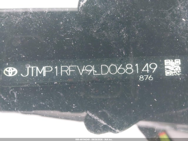 46194249 :رقم المزاد ، JTMP1RFV9LD068149 vin ، 2020 Toyota Rav4 Xle مزاد بيع