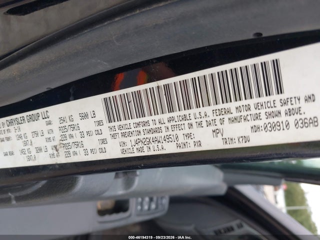Продаж на аукціоні авто 2010 Jeep Liberty Sport, vin: 1J4PN2GK4AW149510, номер лоту: 46194319