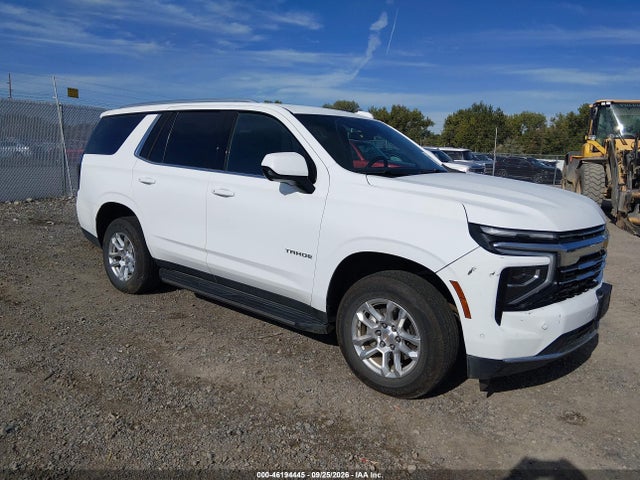 Aukcja sprzedaży 2025 Chevrolet Tahoe 2wd Lt, vin: 1GNS5NRD8SR155740, numer aukcji: 46194445