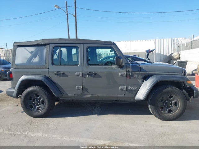 Продажа на аукционе авто 2020 Jeep Wrangler Unlimited Sport 4x4, vin: 1C4HJXDG9LW182105, номер лота: 46194543