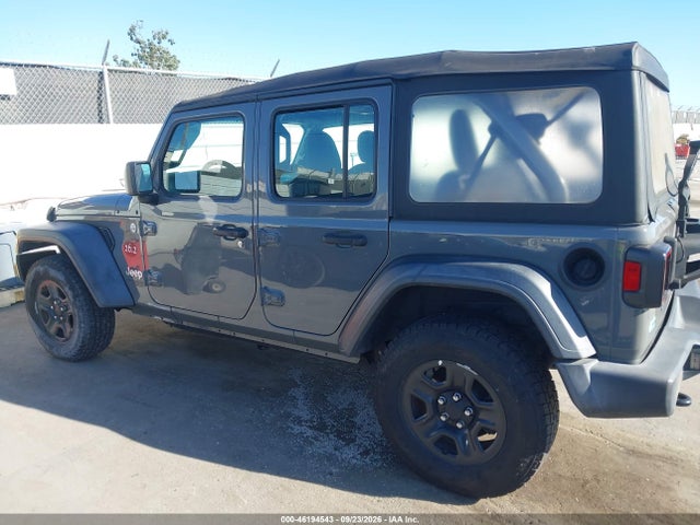 Продажа на аукционе авто 2020 Jeep Wrangler Unlimited Sport 4x4, vin: 1C4HJXDG9LW182105, номер лота: 46194543