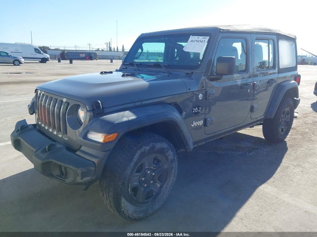Продажа на аукционе авто 2020 Jeep Wrangler Unlimited Sport 4x4, vin: 1C4HJXDG9LW182105, номер лота: 46194543